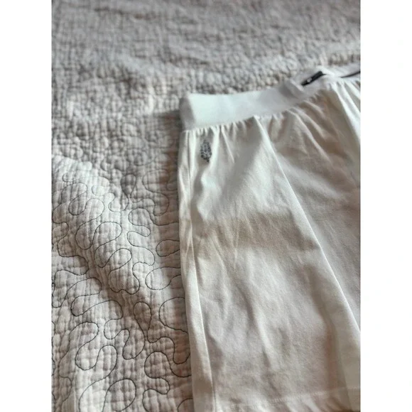 Free People FP Movement White Athletic Skort Built In Shorts XL Tennis Golf NWOT - Picture 2 of 6